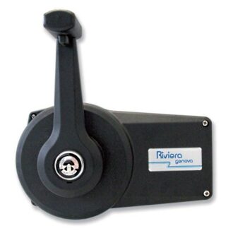 Side-mount single-lever engine control for throttle and shift