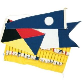 International Code of Signals flags set – 40-piece kit with storage pouch