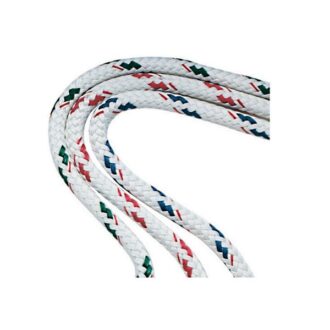 Sinking braided rope Italy red – sold per kilogram (3–24 mm)