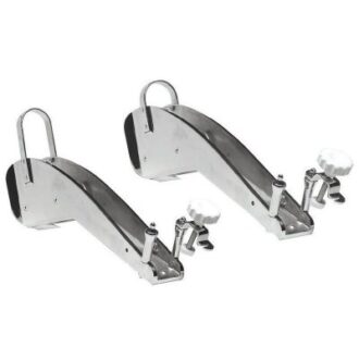 Stainless steel bow roller with clamp