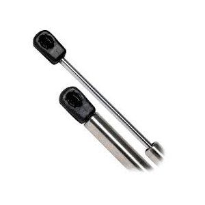 Stainless marine gas strut with ball-to-ball ends for boat hatches