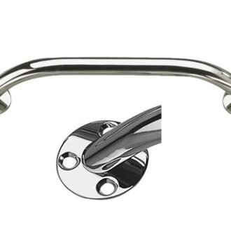 Stainless grab handle with round bases for boats (20, 30, 50 cm)