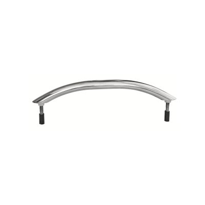 Χειρολαβή INOX με Βίδες Στερέωσης – Καμπύλη 1 Stainless grab handle with screw-mount bases, 22–50 cm