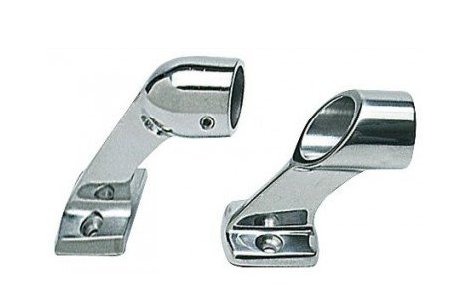Βάση Ρελιού Ανοξείδωτη 22 mm – Άκρη & Μέση 1 Stainless pulpit bases 22 mm – end and middle types