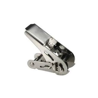 Stainless steel ratchet buckle for 30 mm tie-down webbing