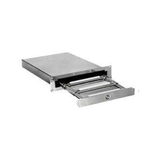 Recessed stainless steel SS316 drawer ladder for boats, 3 or 4 steps