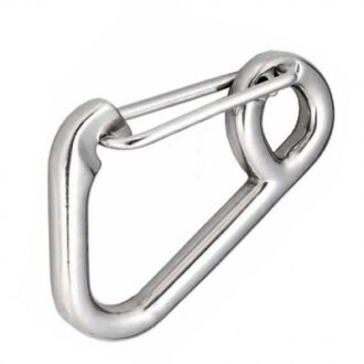 Stainless steel spring hook, sizes 5–12mm (No1–No5)