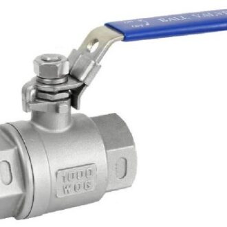 Stainless steel 316 ball valve, female thread 1/2"–2", marine grade