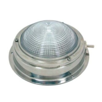 Stainless steel marine ceiling light with on/off switch