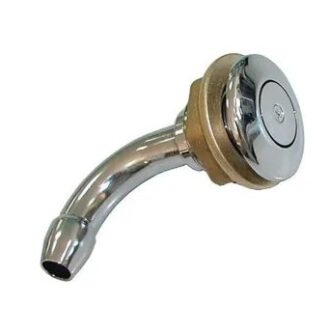 Stainless steel flush angled tank vent