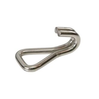 Stainless steel J-hook for 25 mm strap