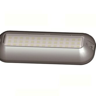 Stainless underwater LED light 10–30V for boats, 120×40 mm and 950×40 mm, white or blue