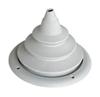 steering cable boot with base Ø152 mm – white, black, grey