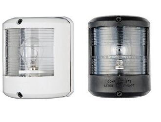 Stern navigation light for vessels under 20 m (white or black housing)