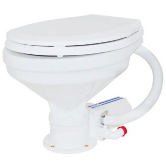 TMC Deluxe electric marine toilet with large bowl, 12V/24V
