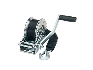 Βίντσι τρέιλερ INOX με ιμάντα & γάντζο – 1600 / 2000 lbs 1 stainless trailer hand winch with strap and hook – 1600/2000 lbs