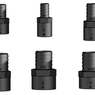 TruDesign female hose tail black BSP composite