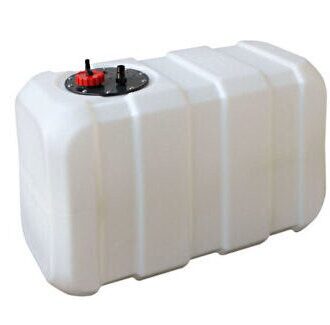 Vertical polyethylene water tank for boats and caravans