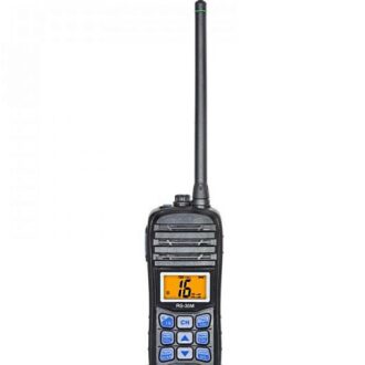 Handheld floating VHF marine radio RS509MG with GPS and IP67 waterproof rating