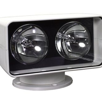 Wireless remote 12 V 100 W searchlight, IP65, 420 m beam range