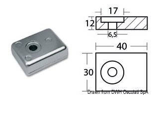 Zinc anode Bombardier 40–50HP 4STR 5030265
