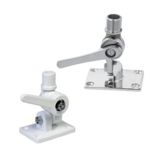 Adjustable antenna base 1¼ inch thread – plastic and inox