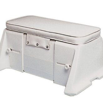 Osculati adjustable inflatable boat seat with locker