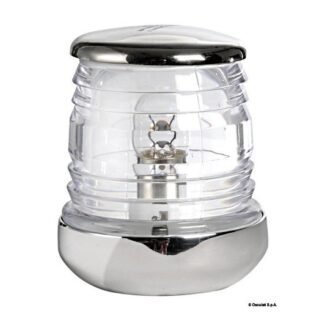 All-round white stainless steel 316 navigation light 360 degrees for boats up to 20m
