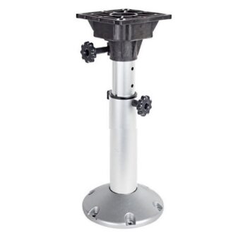 Aluminium adjustable boat seat pedestal 34–51cm and 45–64cm