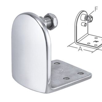Armrest bracket stainless steel Inox 316 for boat seats