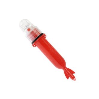 Automatic marine LED marker light in red body with white or red LED