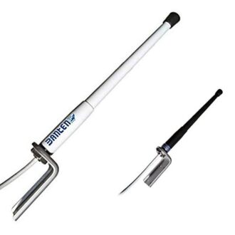 Banten VHF Racing antenna 0.25 m with stainless steel L-bracket for boats