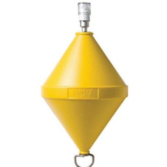 Biconical marking buoy 15L with LED light, yellow body
