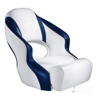Attwood Aergo boat seat with reclining and shock-absorbing mechanism
