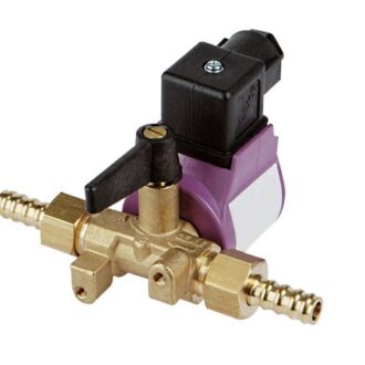 CAN-SB 12V brass fuel solenoid valve 8–10mm 200lph