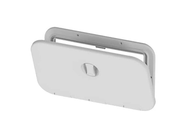 Πορτάκι CAN-SB 30×18 cm για Κονσόλες & Ντουλαπάκια 1 CAN-SB marine hatch 300x180 mm white