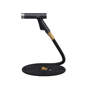 Expandable boat wash hose 5–15m with spray gun