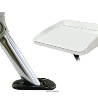 Osculati fishing bait tray 460x375 mm with rod holder mount