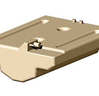 250 L V-shape boat fuel tank compatible with 10–180Ω and 240–330Ω senders