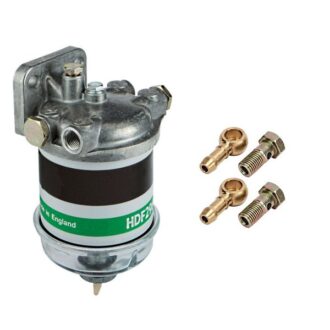 Lucas HDF296 diesel filter with water separator and banjo fittings