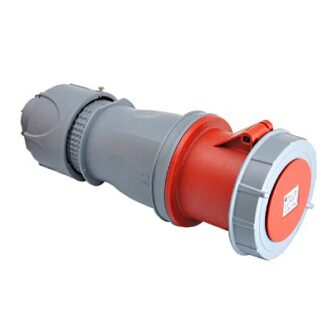 Mennekes female socket 5-pin 63A IP67 red 400V