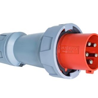 MENNEKES 5-pin 63A industrial plug IP67 red