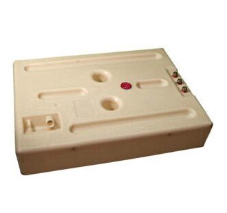 356 L boat fuel tank with V shape compatible with 10–180Ω and 240–330Ω senders