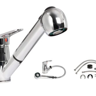 Osculati Olivia marine sink mixer with pull-out shower