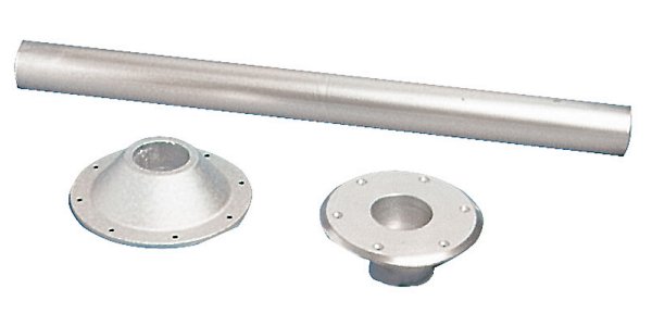 Βάση Τραπεζιού Osculati 70 cm από Ανοδιωμένο Αλουμίνιο 1 Osculati aluminium table base 70cm with two mounts for boats