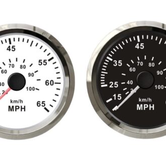 Osculati pitot speedometer stainless steel Inox 316 bezel 0–55 MPH