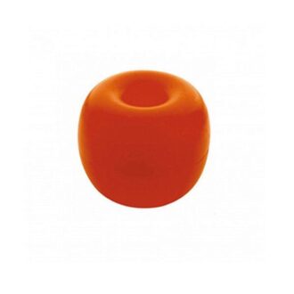 Plastic through-hole mooring buoy 26cm in orange yellow and white