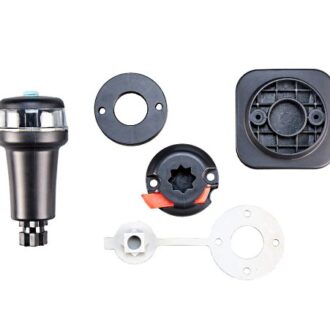 Portable LED 360-degree navigation light with battery and mounting kit