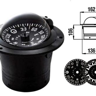 Riviera BU1 Flush-Mount Compass for Boats