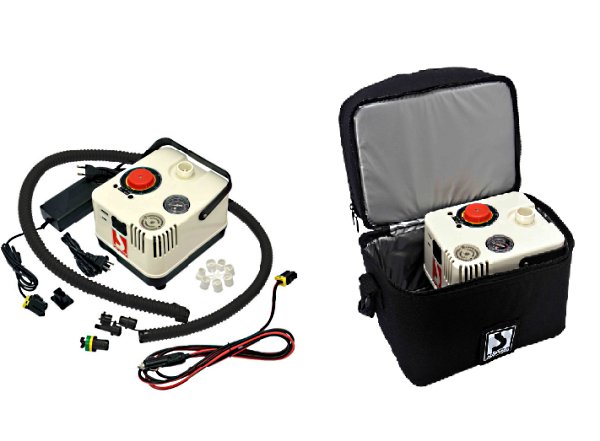 Ηλεκτρική τρόμπα Scoprega Bravo 12 (ρυθμιζόμενη πίεση έως 250 mbar) 1 Scoprega Bravo 12 electric inflator pump for inflatable boats